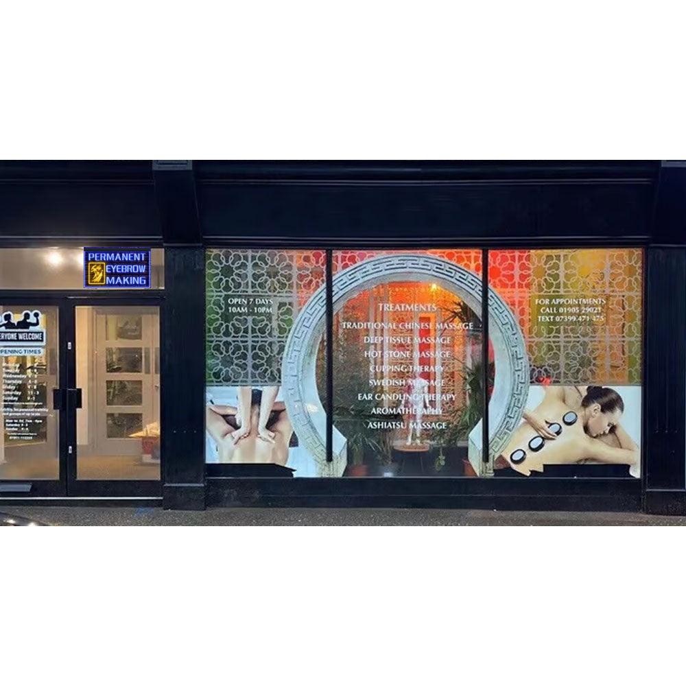 DC160065 Permanent Eyebrow Making Beauty Salon Home Decor Display illuminated Night Light Neon Sign Dual Color