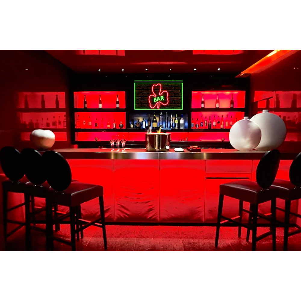 DC170024 Shamrock Pub Beer Bar Home Decor Open Display illuminated Night Light Neon Sign Dual Color