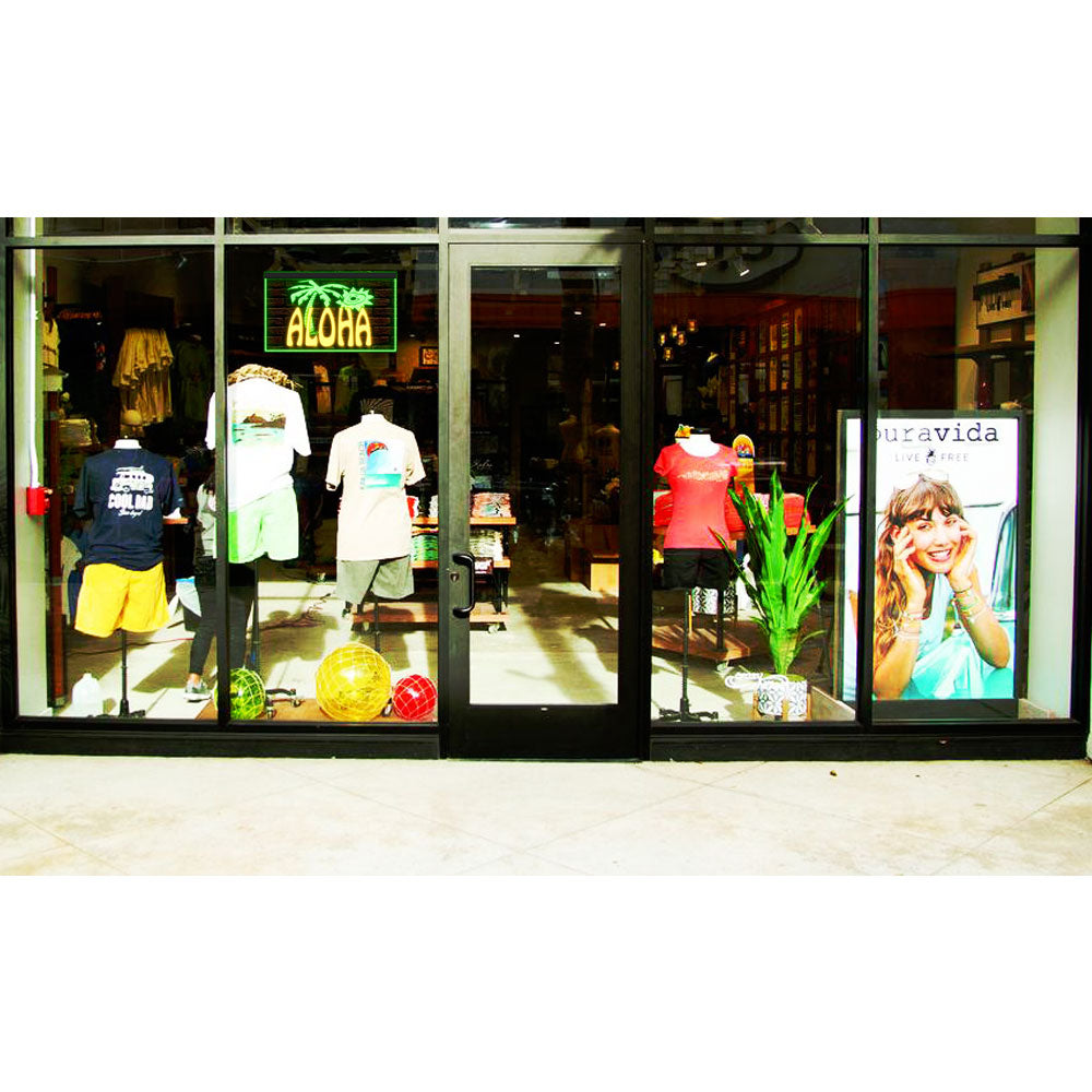 DC170042 Aloha Hello Shop Bar Pub Open Display illuminated Night Light Neon Sign Dual Color