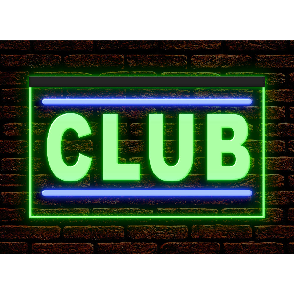 DC170052 Club Bar Happy Hours Home Decor Beer Display illuminated Night Light Neon Sign Dual Color