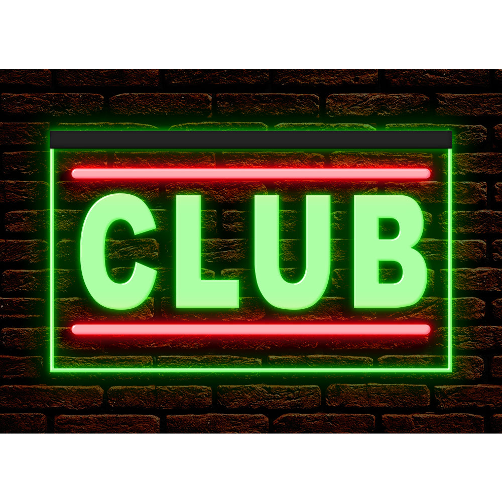 DC170052 Club Bar Happy Hours Home Decor Beer Display illuminated Night Light Neon Sign Dual Color