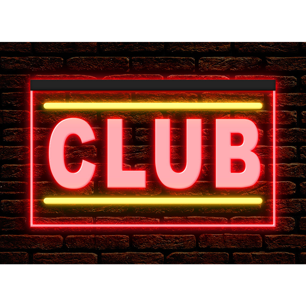DC170052 Club Bar Happy Hours Home Decor Beer Display illuminated Night Light Neon Sign Dual Color
