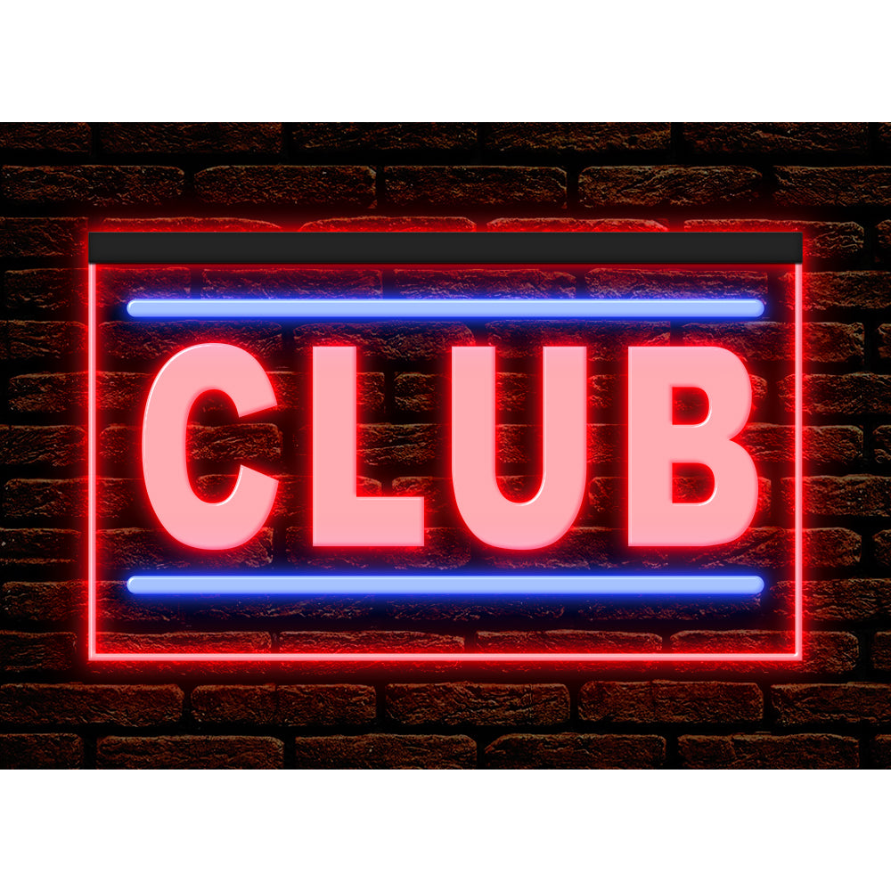 DC170052 Club Bar Happy Hours Home Decor Beer Display illuminated Night Light Neon Sign Dual Color