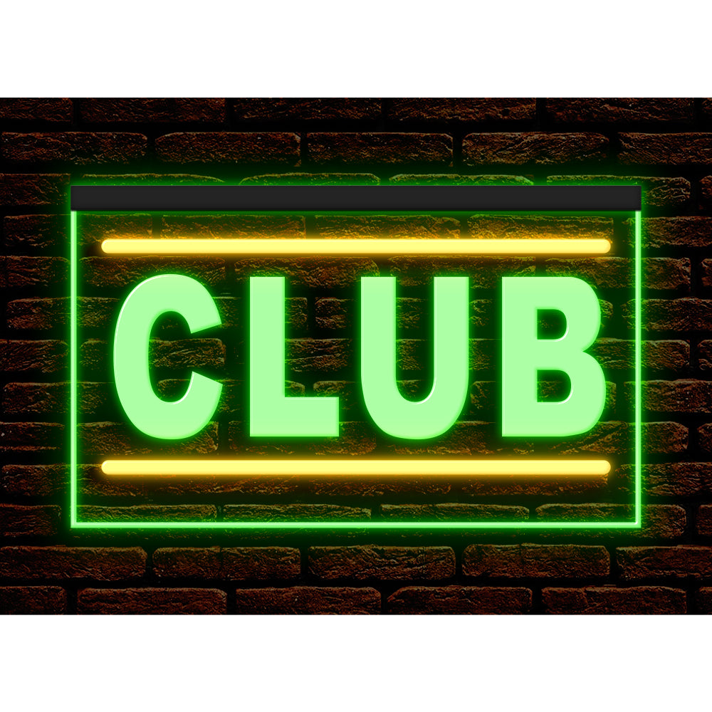 DC170052 Club Bar Happy Hours Home Decor Beer Display illuminated Night Light Neon Sign Dual Color