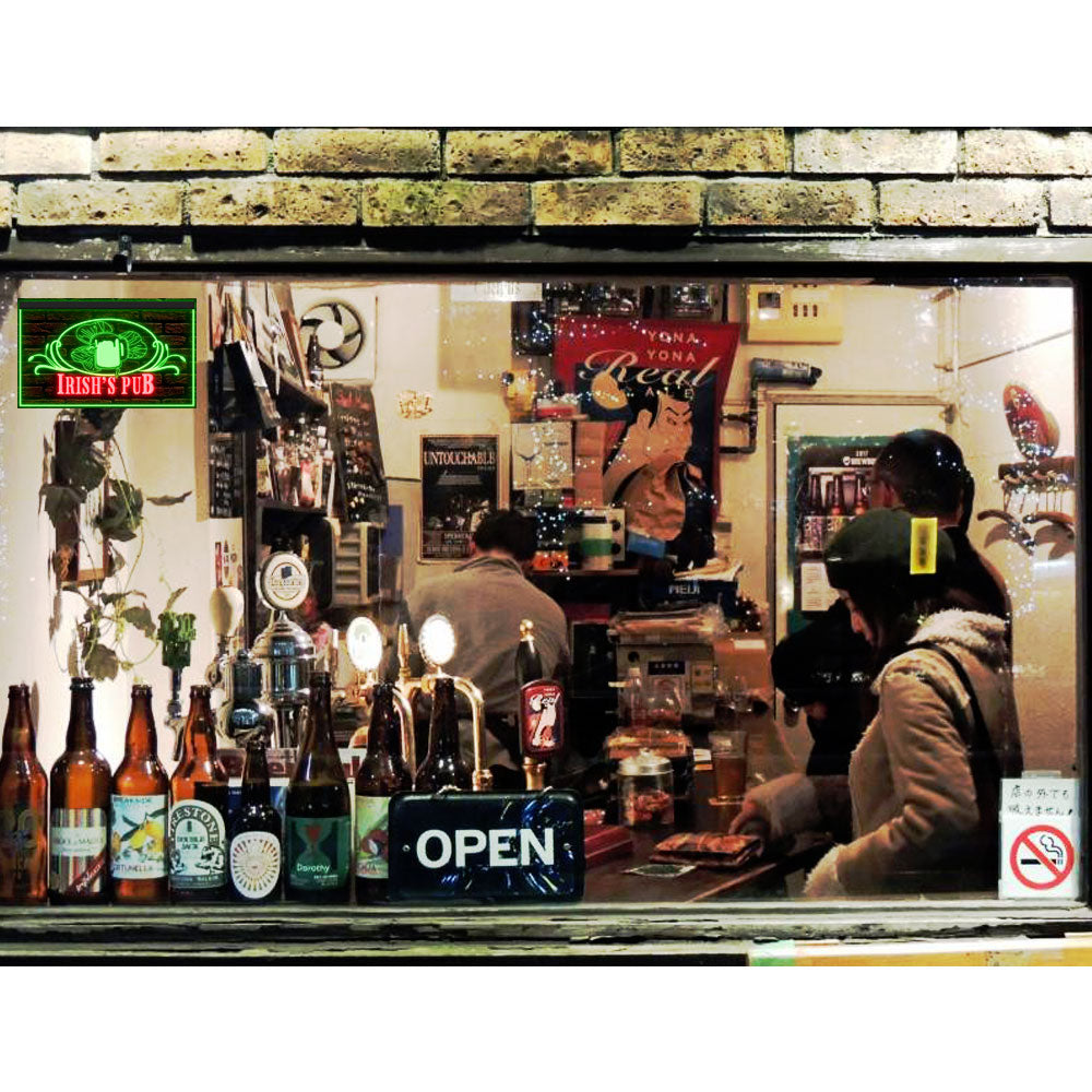 DC170069 Irish Pub Beer Bar Home Decor Display illuminated Night Light Neon Sign Dual Color