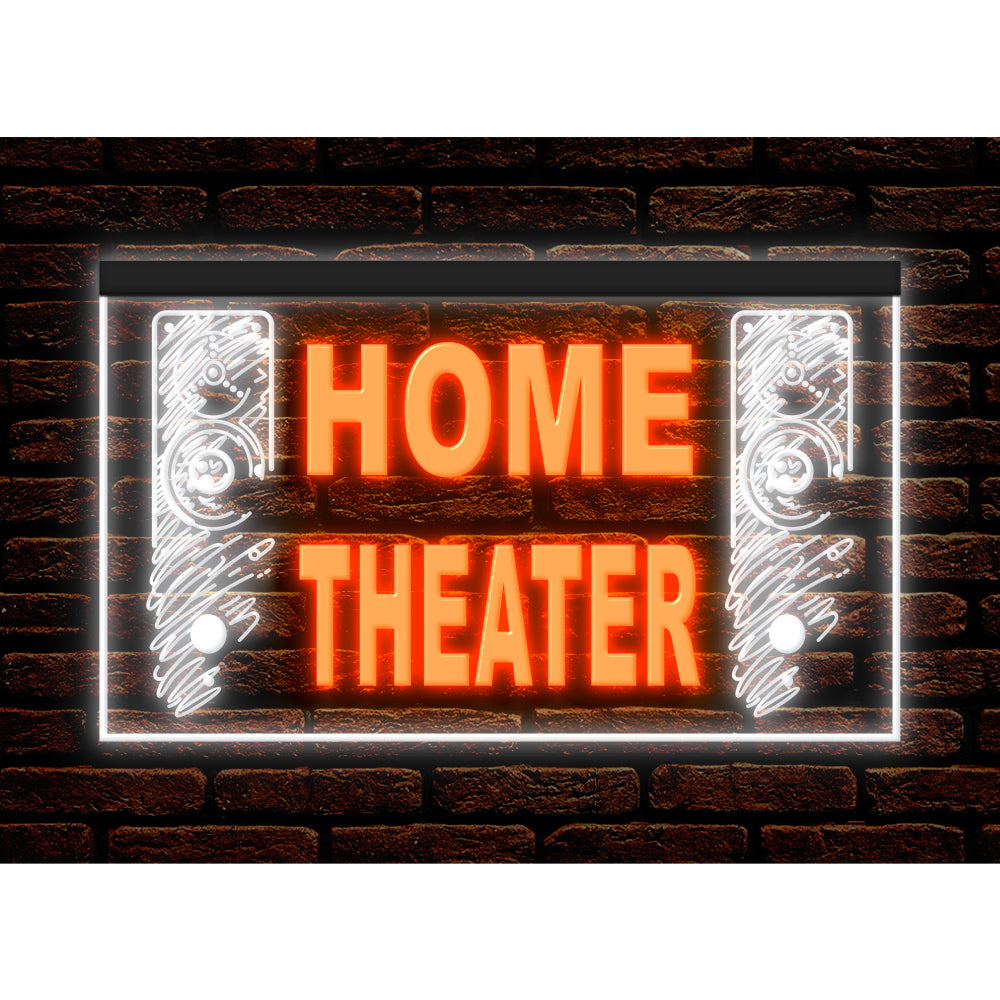 DC170092 Home Theater Studio Home Decor Display illuminated Night Light Neon Sign Dual Color