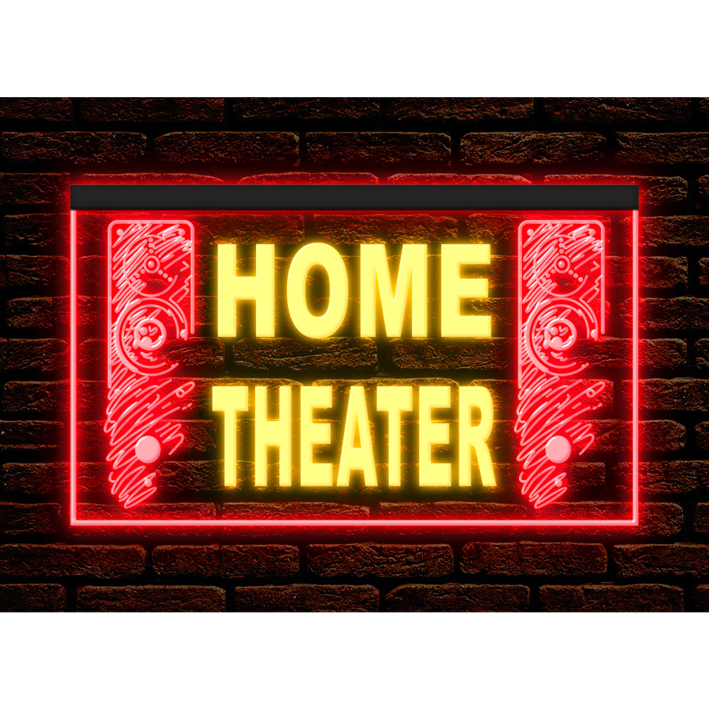 DC170092 Home Theater Studio Home Decor Display illuminated Night Light Neon Sign Dual Color