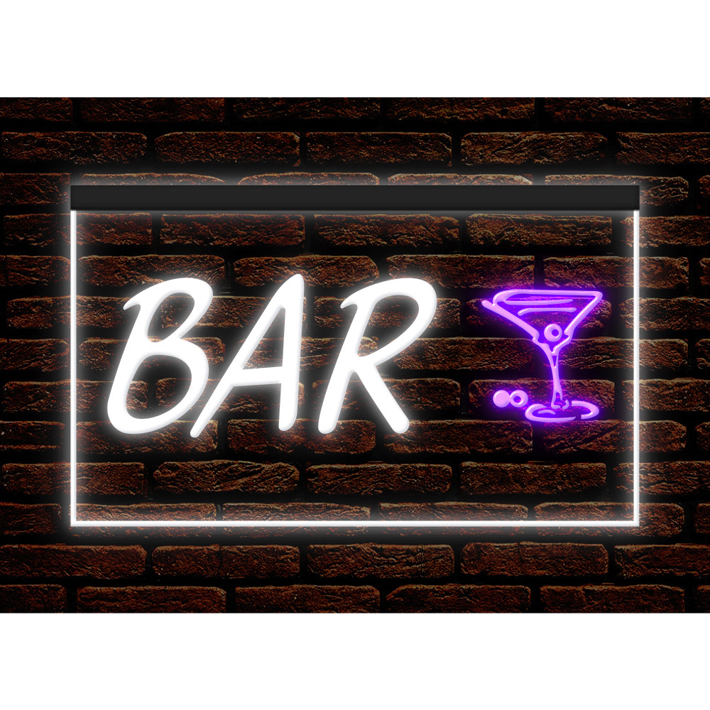 DC170152 Bar Pub Club Home Decor Open Display illuminated Night Light Neon Sign Dual Color