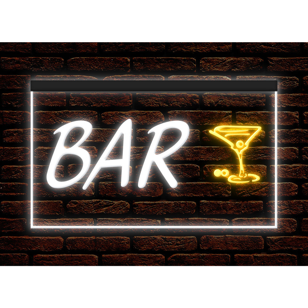 DC170152 Bar Pub Club Home Decor Open Display illuminated Night Light Neon Sign Dual Color