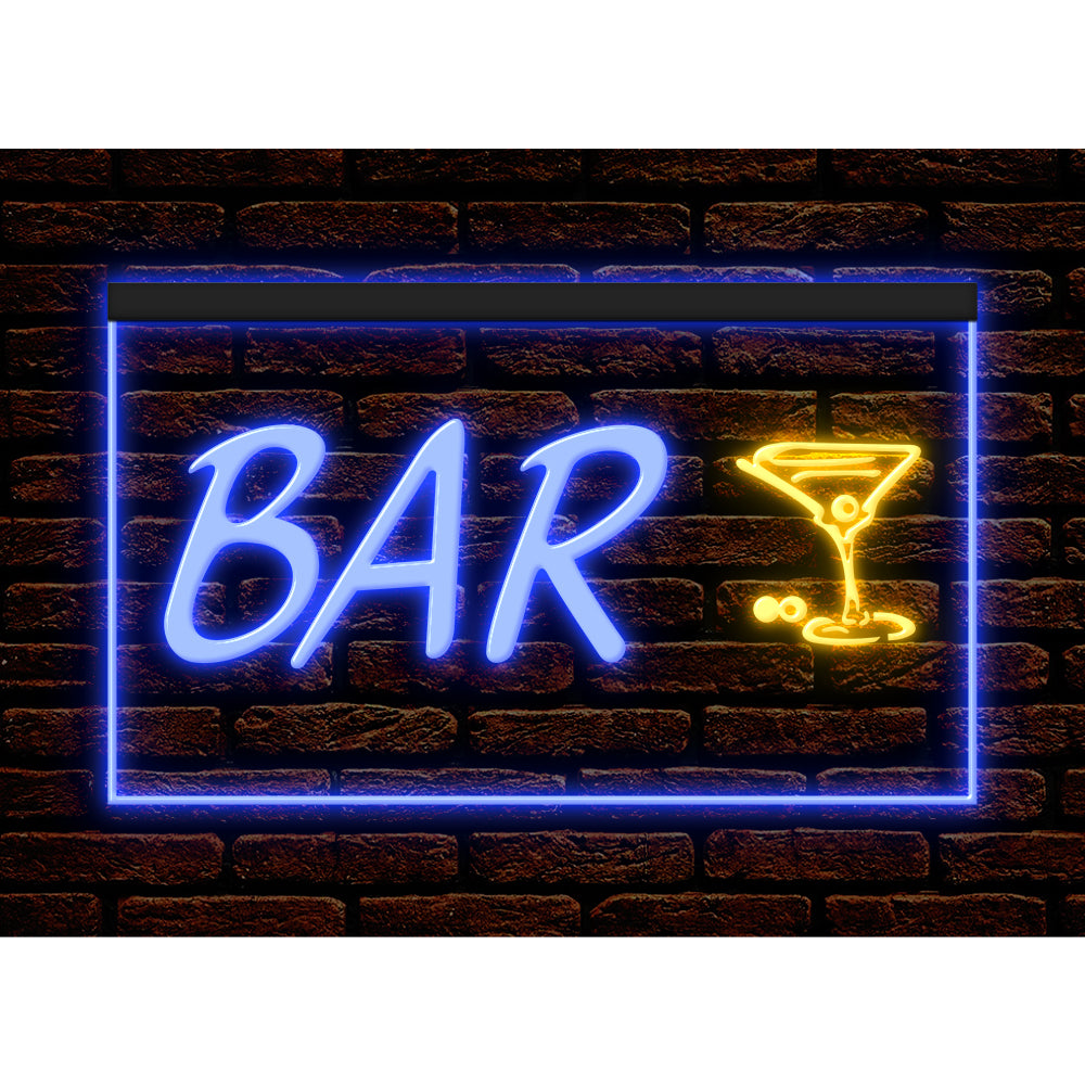 DC170152 Bar Pub Club Home Decor Open Display illuminated Night Light Neon Sign Dual Color