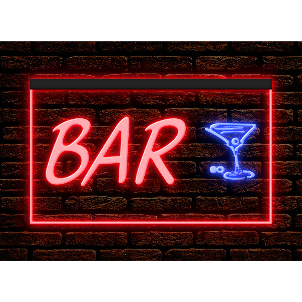 DC170152 Bar Pub Club Home Decor Open Display illuminated Night Light Neon Sign Dual Color