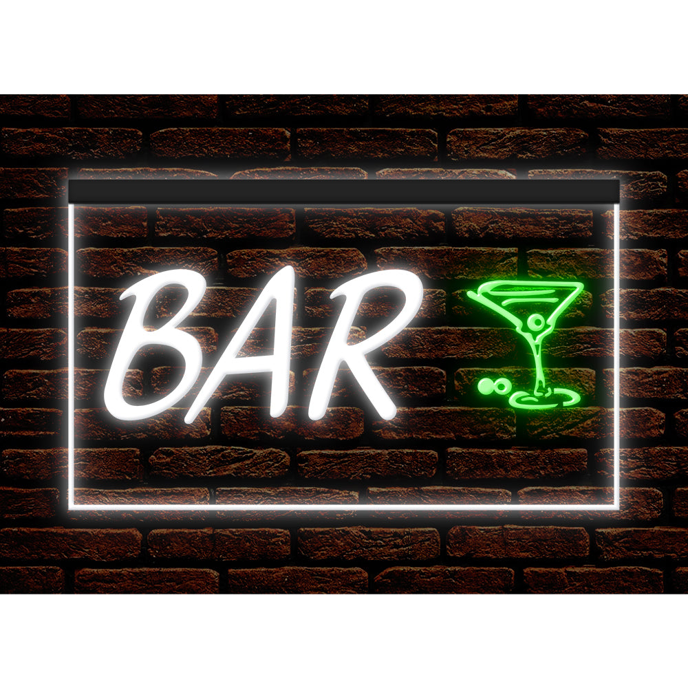 DC170152 Bar Pub Club Home Decor Open Display illuminated Night Light Neon Sign Dual Color
