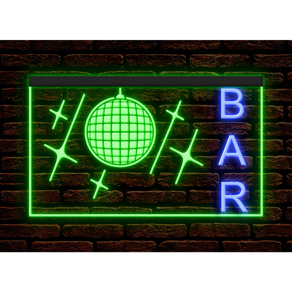 DC170158 Bar Pub Club Home Decor Open Display illuminated Night Light Neon Sign Dual Color