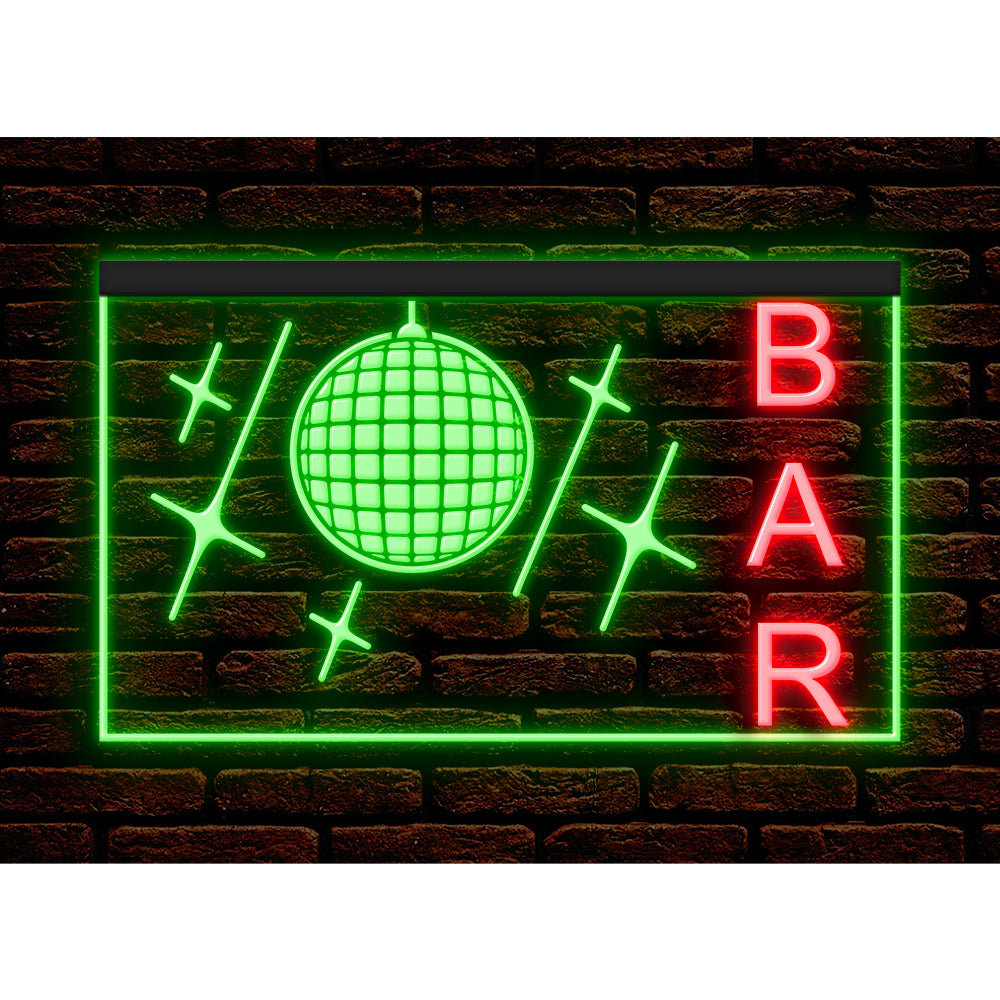 DC170158 Bar Pub Club Home Decor Open Display illuminated Night Light Neon Sign Dual Color