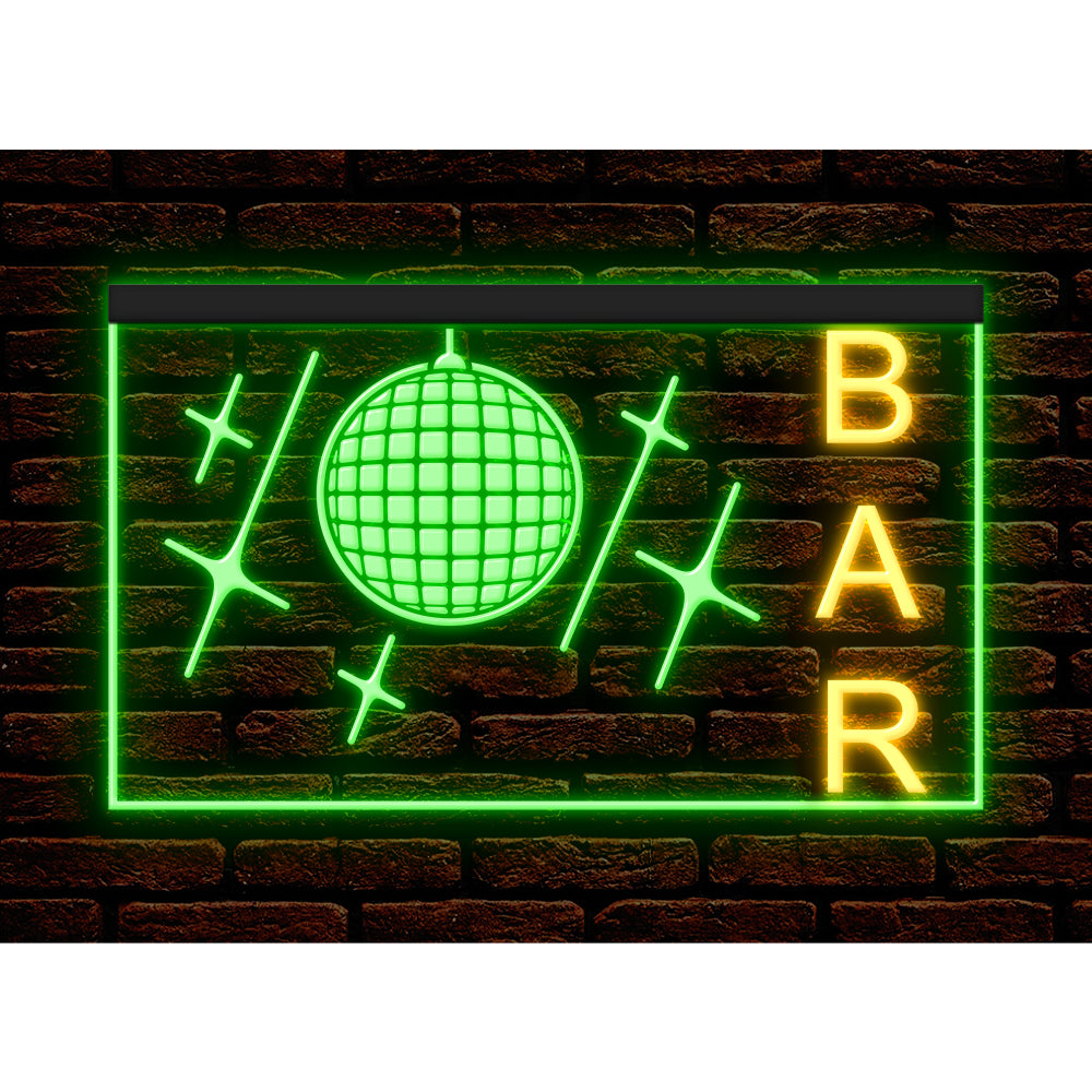 DC170158 Bar Pub Club Home Decor Open Display illuminated Night Light Neon Sign Dual Color
