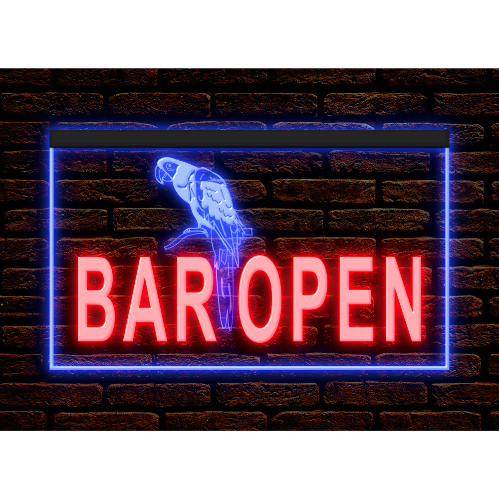 DC170220 Bar Pub Club Home Decor Open Display illuminated Night Light Neon Sign Dual Color