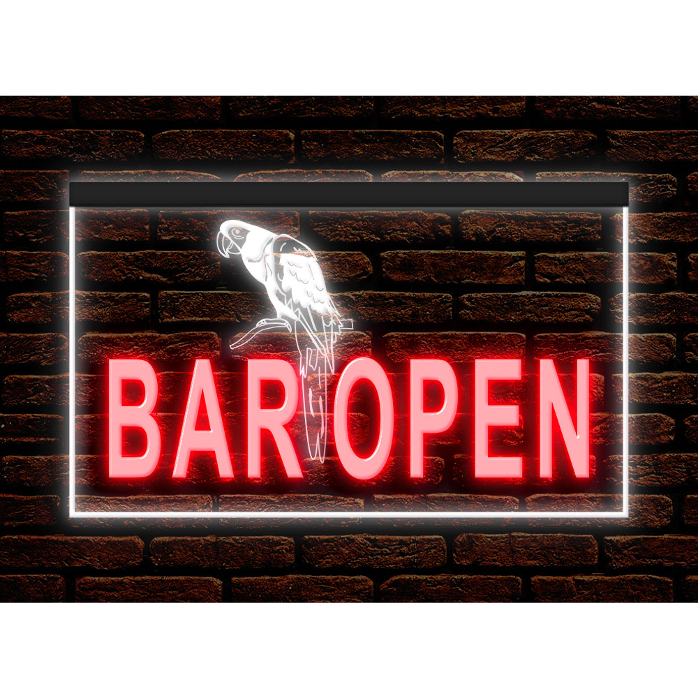 DC170220 Bar Pub Club Home Decor Open Display illuminated Night Light Neon Sign Dual Color