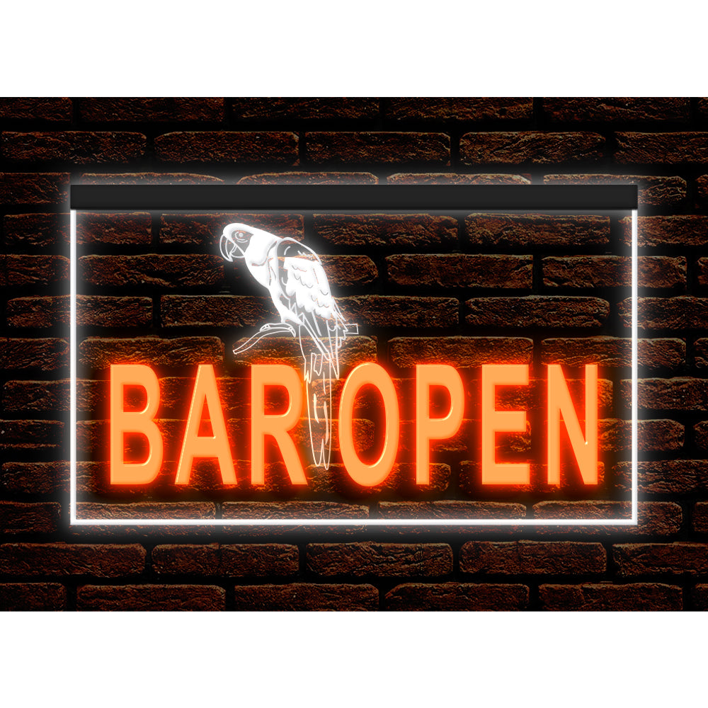 DC170220 Bar Pub Club Home Decor Open Display illuminated Night Light Neon Sign Dual Color