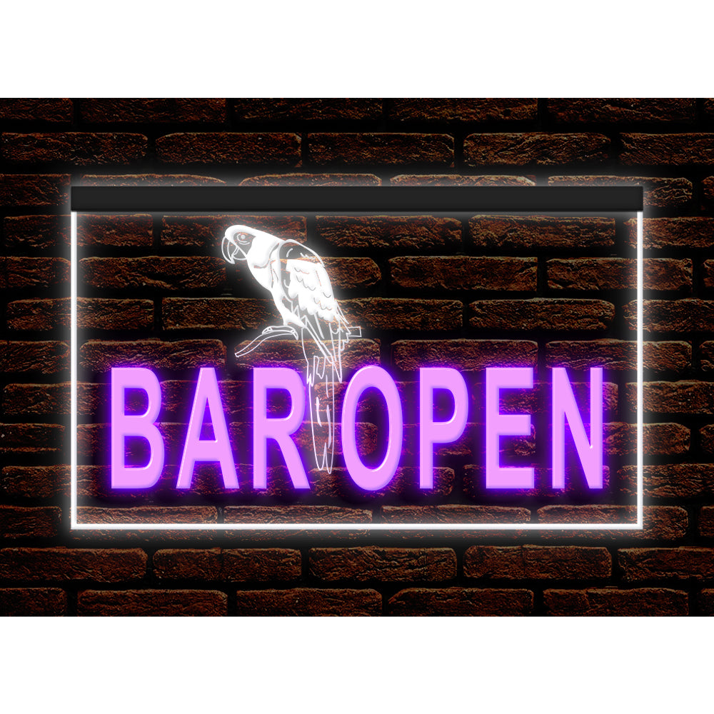 DC170220 Bar Pub Club Home Decor Open Display illuminated Night Light Neon Sign Dual Color