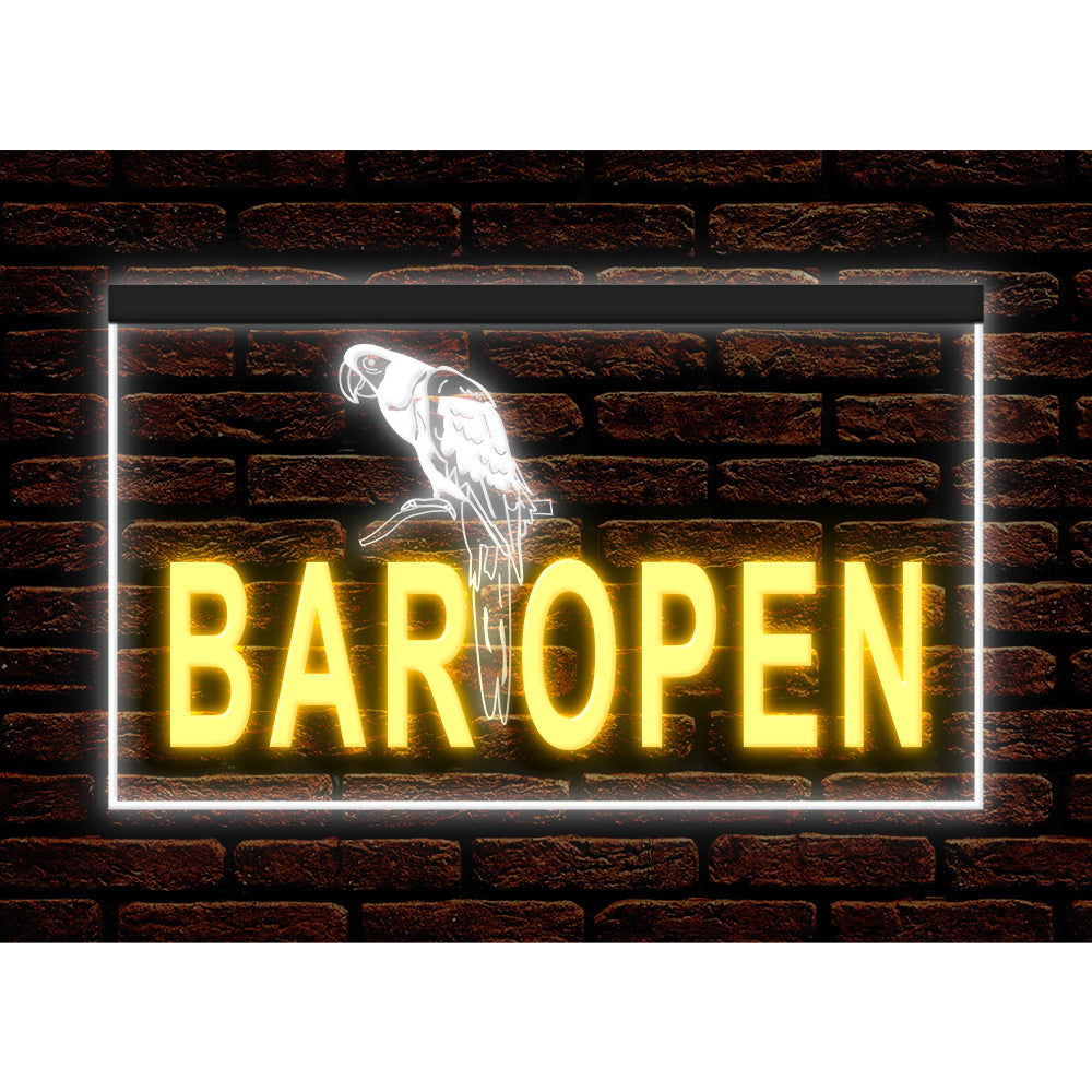DC170220 Bar Pub Club Home Decor Open Display illuminated Night Light Neon Sign Dual Color