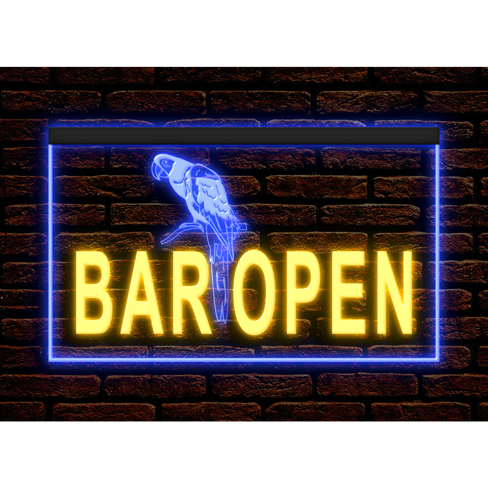 DC170220 Bar Pub Club Home Decor Open Display illuminated Night Light Neon Sign Dual Color