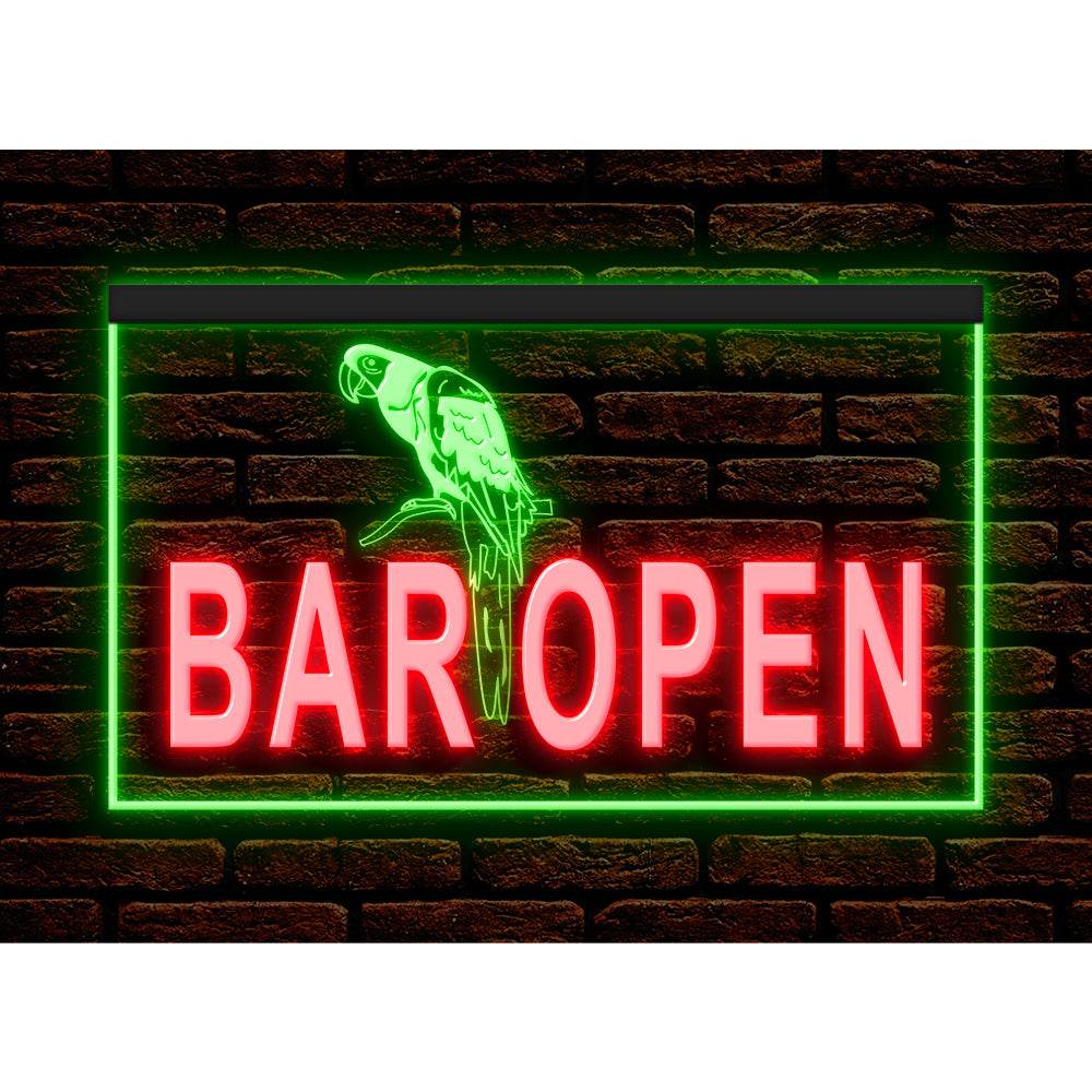 DC170220 Bar Pub Club Home Decor Open Display illuminated Night Light Neon Sign Dual Color