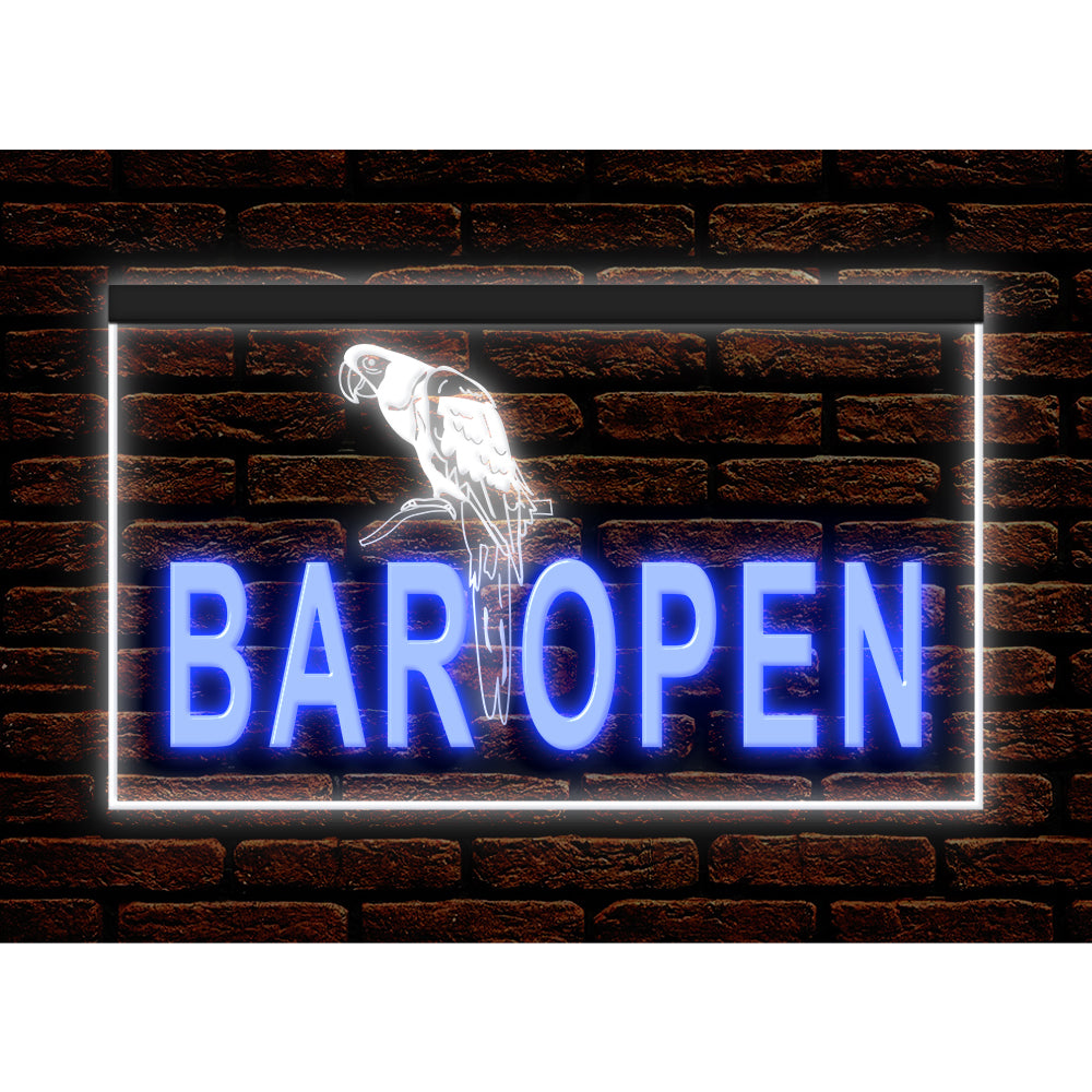 DC170220 Bar Pub Club Home Decor Open Display illuminated Night Light Neon Sign Dual Color