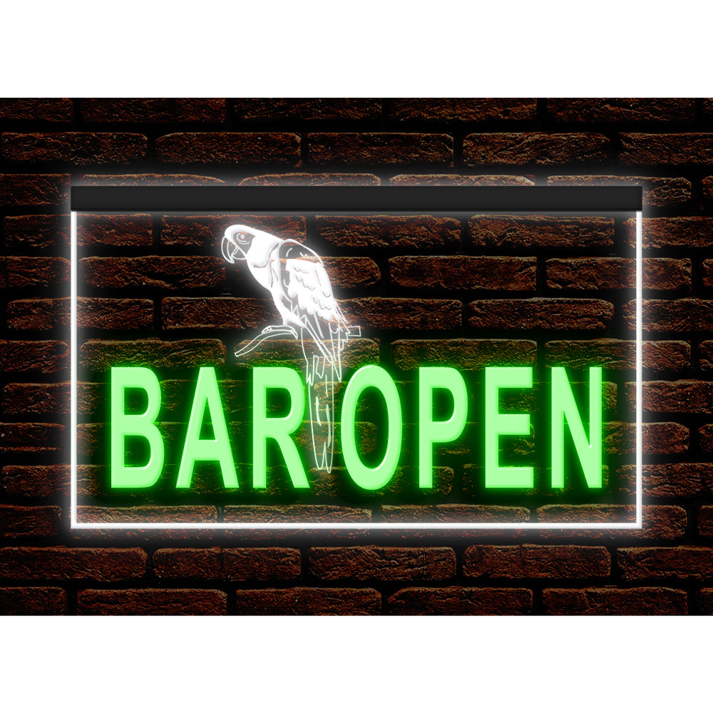 DC170220 Bar Pub Club Home Decor Open Display illuminated Night Light Neon Sign Dual Color