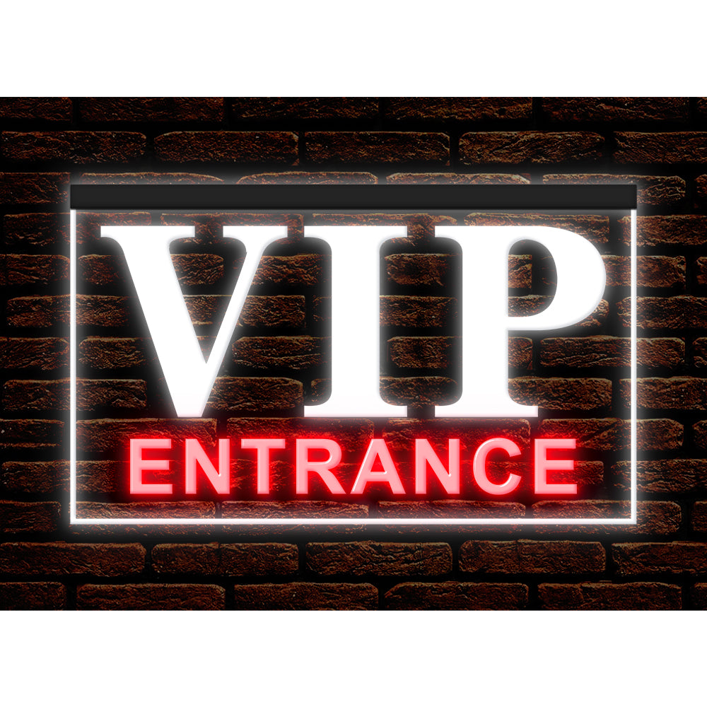 DC170238 VIP Entrance Bar Beer Pub Open Home Decor Display illuminated Night Light Neon Sign Dual Color
