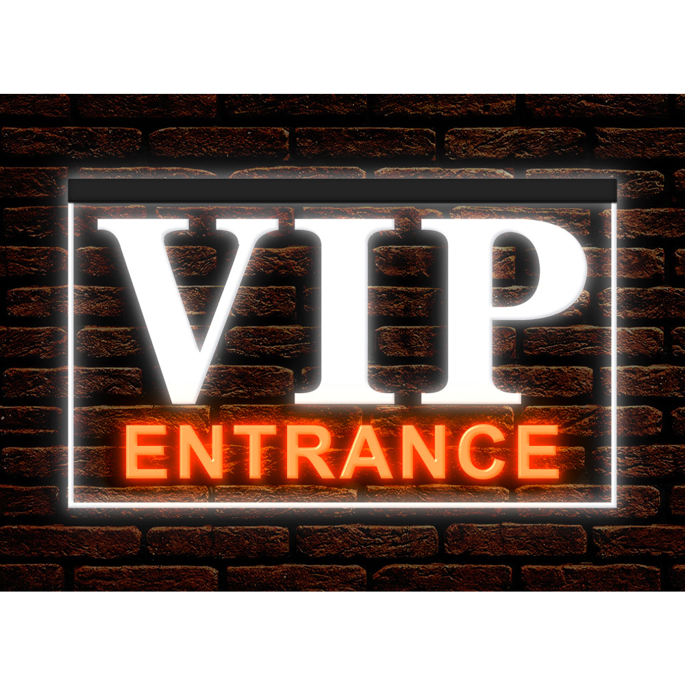 DC170238 VIP Entrance Bar Beer Pub Open Home Decor Display illuminated Night Light Neon Sign Dual Color