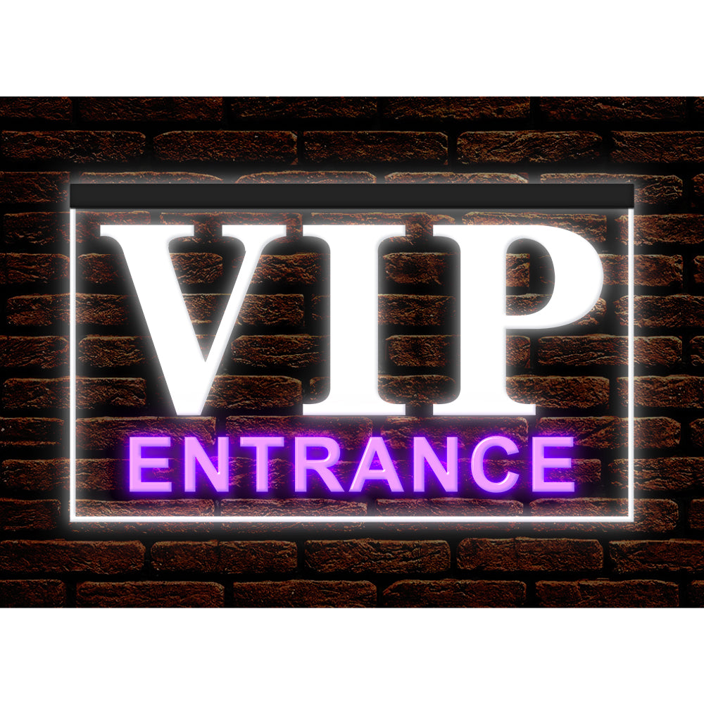 DC170238 VIP Entrance Bar Beer Pub Open Home Decor Display illuminated Night Light Neon Sign Dual Color