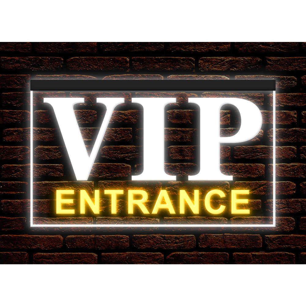 DC170238 VIP Entrance Bar Beer Pub Open Home Decor Display illuminated Night Light Neon Sign Dual Color