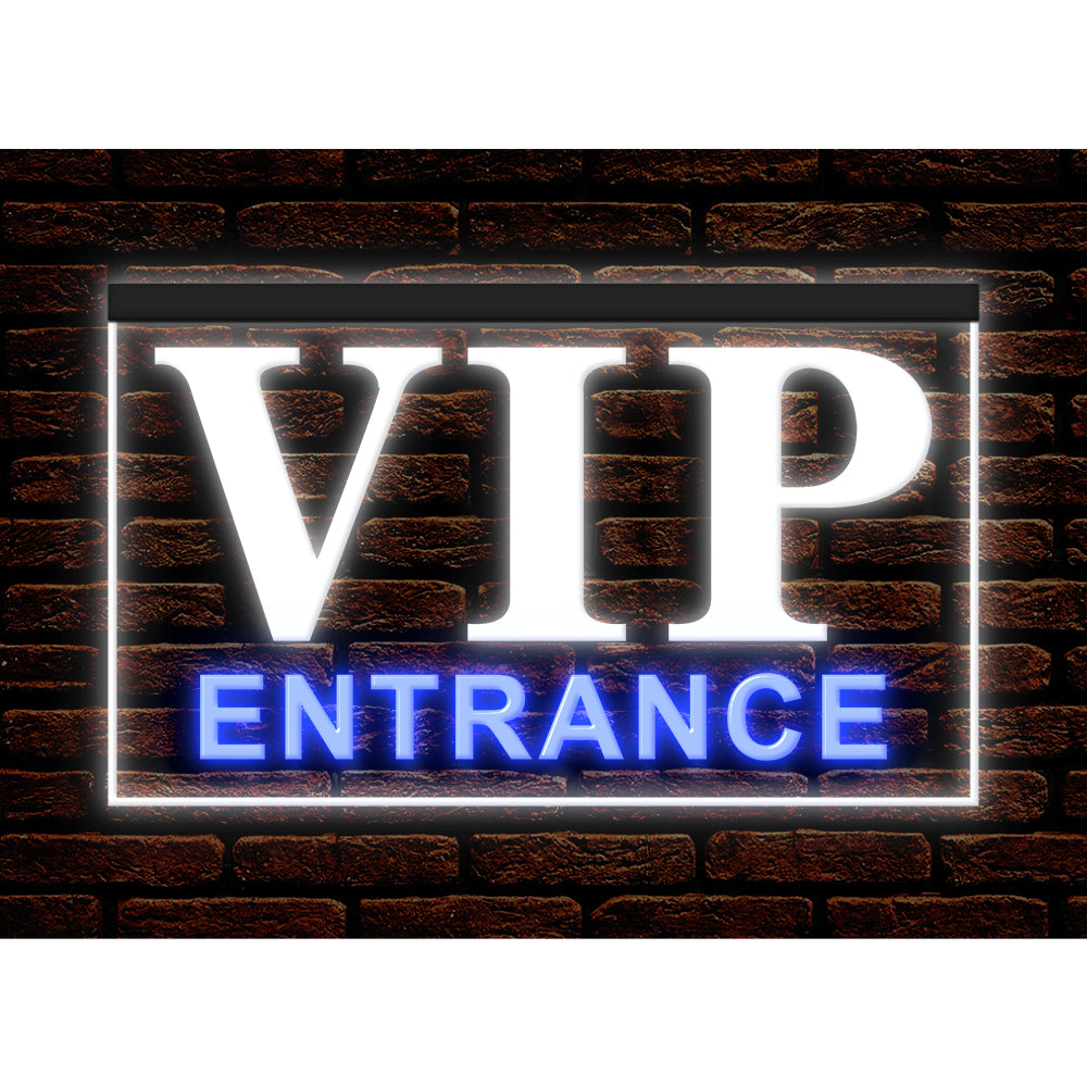 DC170238 VIP Entrance Bar Beer Pub Open Home Decor Display illuminated Night Light Neon Sign Dual Color
