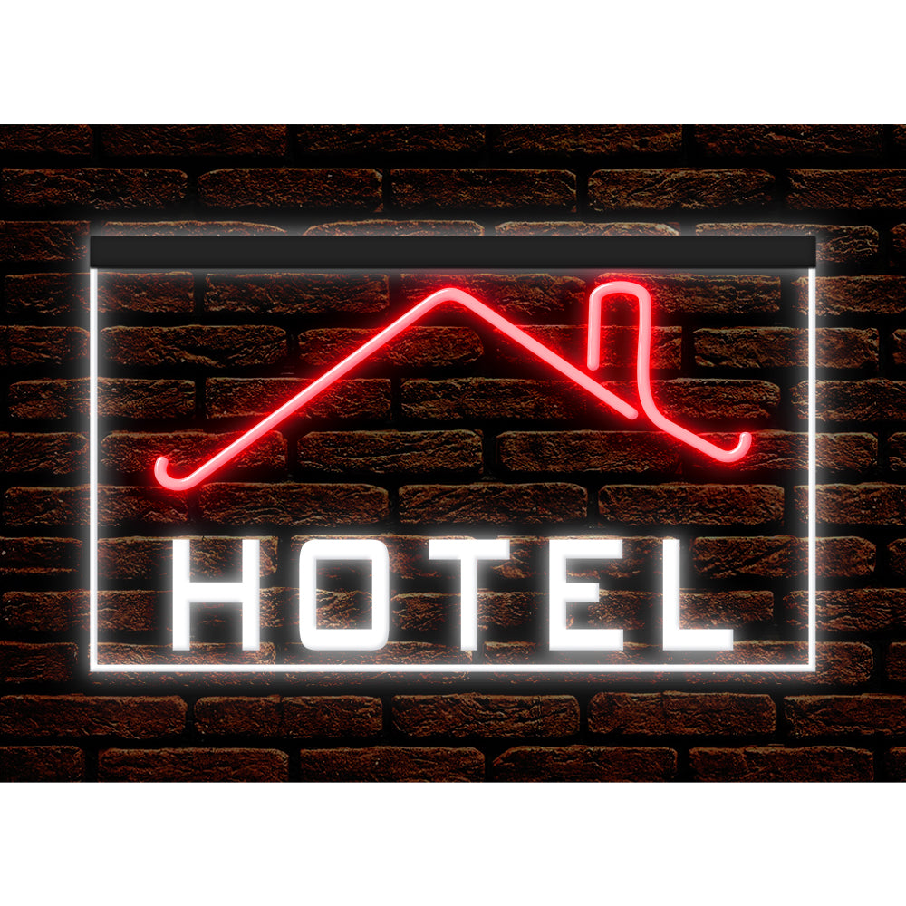 DC190030 HOTEL Home Decor Display illuminated Night Light Open Neon Sign Dual Color