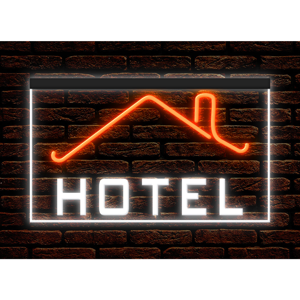 DC190030 HOTEL Home Decor Display illuminated Night Light Open Neon Sign Dual Color