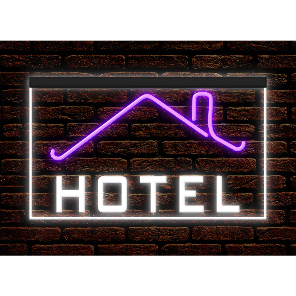 DC190030 HOTEL Home Decor Display illuminated Night Light Open Neon Sign Dual Color