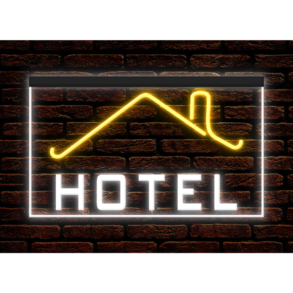 DC190030 HOTEL Home Decor Display illuminated Night Light Open Neon Sign Dual Color