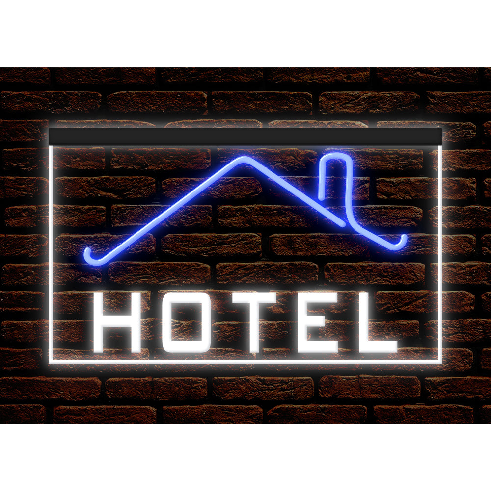 DC190030 HOTEL Home Decor Display illuminated Night Light Open Neon Sign Dual Color