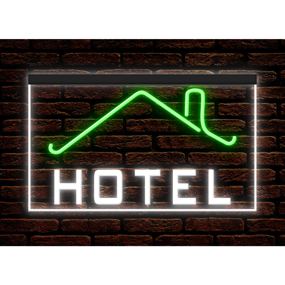 DC190030 HOTEL Home Decor Display illuminated Night Light Open Neon Sign Dual Color