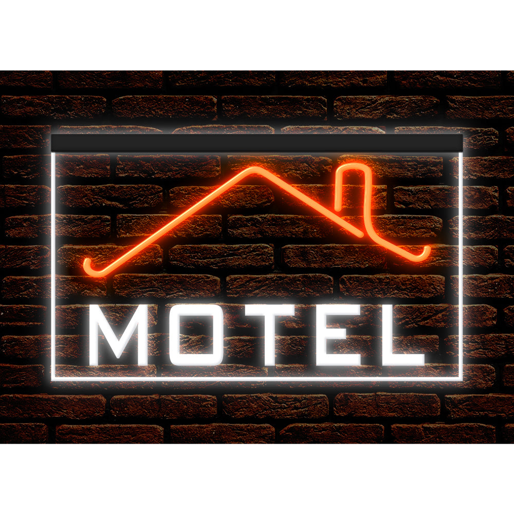 DC190031 MOTEL Home Decor Display illuminated Night Light Open Neon Sign Dual Color