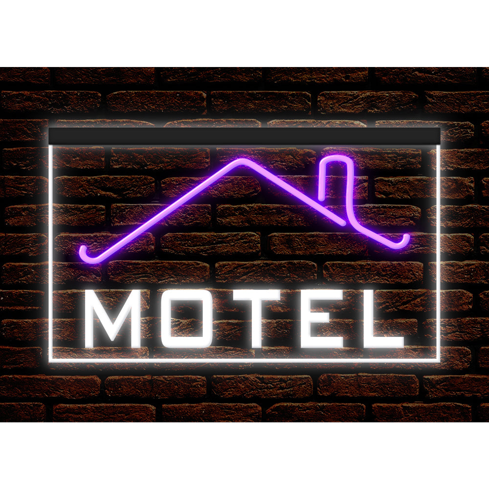 DC190031 MOTEL Home Decor Display illuminated Night Light Open Neon Sign Dual Color