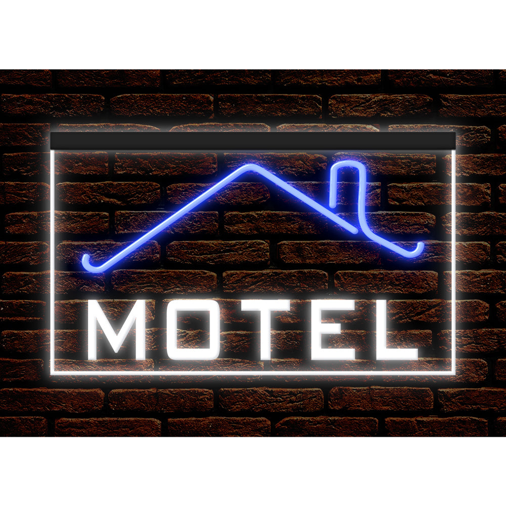 DC190031 MOTEL Home Decor Display illuminated Night Light Open Neon Sign Dual Color
