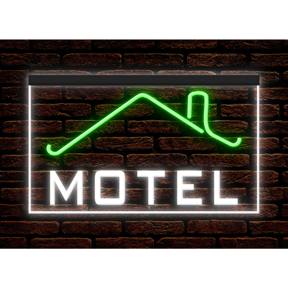 DC190031 MOTEL Home Decor Display illuminated Night Light Open Neon Sign Dual Color