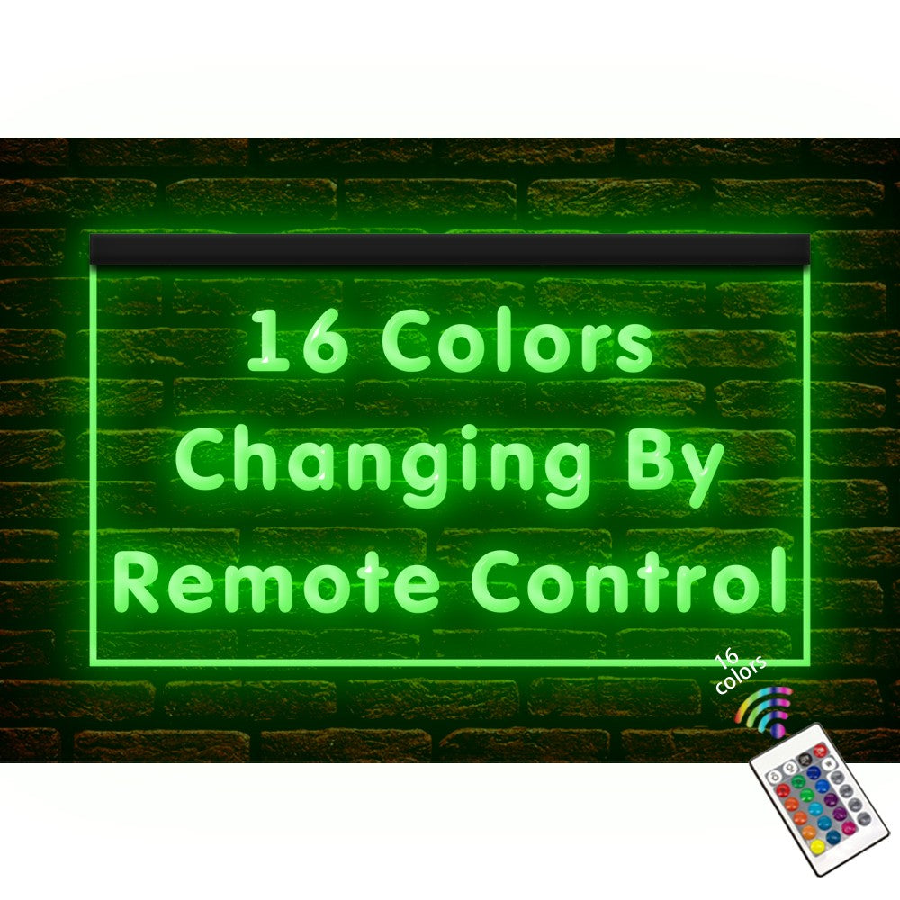 120140 No Vacancy Home Decor Shop Home Decor Open Display illuminated Night Light Neon Sign 16 Color By Remote