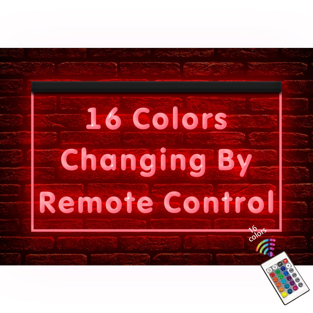 180086 Remove Clothes Laundry Washers Dryers Home Decor Open Display illuminated Night Light Neon Sign 16 Color By Remote