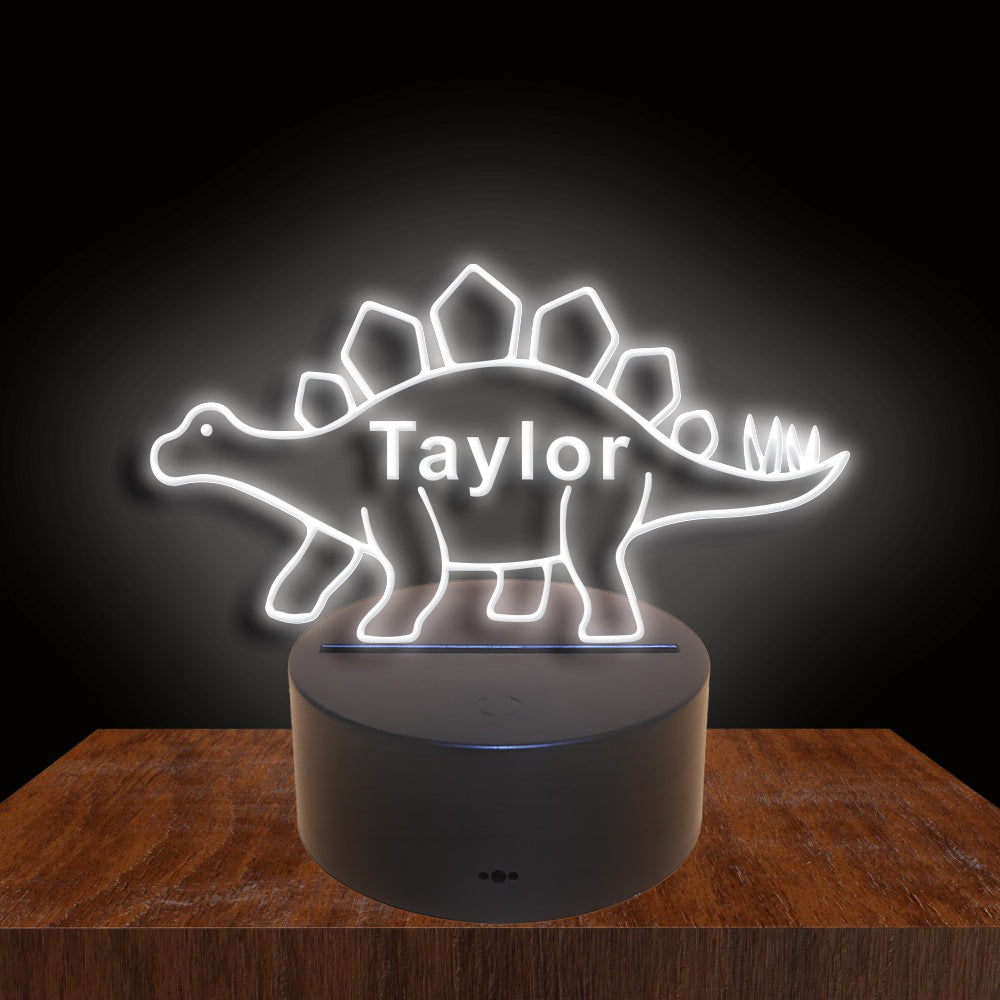 275002 Dinosaur Personalized Custom Neon Sign Night Light Home Decor Bedroom Child Kids Room Display 16 Color By Remote