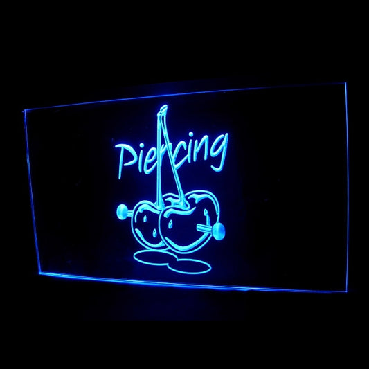 100015 Tattoo Piercing Shop Studio Workshop Home Decor Open Display illuminated Night Light Neon Sign 16 Color By Remote