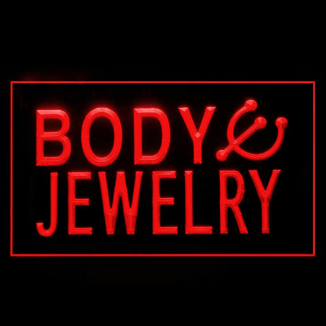 100019 Tattoo Body Jewelry Piercing Studio Home Decor Open Display illuminated Night Light Neon Sign 16 Color By Remote