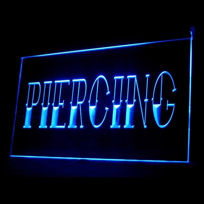100021 Tattoo Piercing Shop Studio Workshop Home Decor Open Display illuminated Night Light Neon Sign 16 Color By Remote