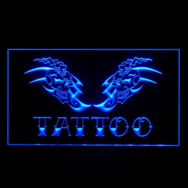 100023 Tattoo Piercing Shop Studio Workshop Home Decor Open Display illuminated Night Light Neon Sign 16 Color By Remote